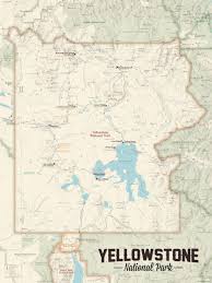 National geographic's trails illustrated map of yellowstone national park is designed to meet the needs of outdoor enthusiasts by combining valuable information with unmatched detail of america's first national park. Yellowstone National Park Map 18x24 Poster Best Maps Ever