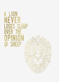 Lion Sheep Goil Foil Print Words Pretty Words Inspirational Quotes