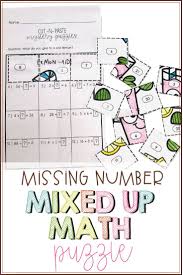 Big idea algebra explains why many number puzzles work. Unknown Number In An Equation Mixed Up Puzzles Printable Digital Google Math Fact Fluency Maths Puzzles Math Facts