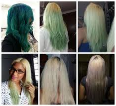 how to get rid of green hair from dying