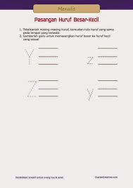 Kamu dapat mengunduh lembar kerja mencocokkan huruf besar dan huruf kecil r sampai z ini secara gratis. Belajar Anak Huruf Besar Kecil Y Z Free Kindergarten Worksheets Kindergarten Worksheets Kids And Parenting