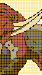 Galand Of Truth Pixel Art Pokemon Pixel Art Anime Pixel Art