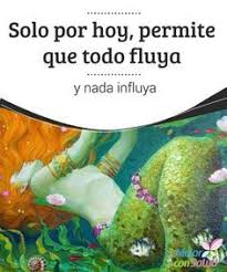 Solo Por Hoy Deja Que Todo Fluya Y Nada Influya Todo Fluye Sentimientos Y Emociones Solo Por Hoy