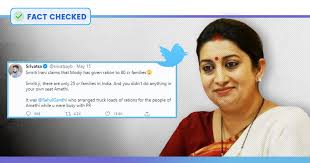 She completed her schooling at holy child auxilium school, which located in. Smriti Irani Did Say 80 Crore Families In Her Interview With Aaj Tak