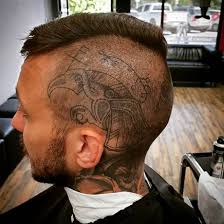 Explore barbershop theme tattoo designs and more. Top 30 Head Tattoos For Men Awesome Head Tattoo Designs 2019