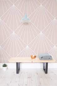 Crawford Pink Art Deco Wallpaper Mural Hovia Wallpaper Living Room Art Deco Decor Art Deco Home