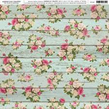 ¡comprartidbit floral pouch en yesstyle.com! American Crafts Wood Floral Print Multicoloured 12 X 12 In American Crafts Scrapbook Paper Floral Pattern Wallpaper
