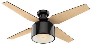Therefore, you might face some 03. Hunter Cranbrook 52 Indoor Flush Mount Ceiling Fan In Gloss Black Lightsonline Com