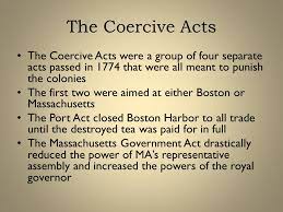 What Is Coercive Act