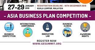 Design a global innovation accelerator ① business design ② invention commercialisation system in a spirit of constructive competition and joyful creation show teams: Asia Business Plan Competition Malaysia Asean Scholarships