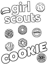 Fun cookie coloring pages for your little one—they are free and easy to print. Girl Scout Cookie Coloring Page Free Printable Coloring Pages For Kids