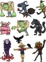 Check spelling or type a new query. Halloween Monsters Cartoon Vector Clipart Friendlystock