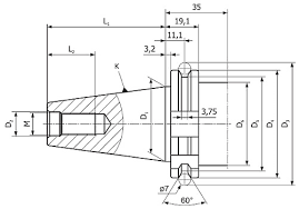 For use with up to a 20mm collet. Toolholders