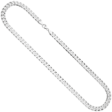 Niklarson® panzerkette massiv 925 sterling silber damen herren kette armband ve3. Panzerkette 925 Sterling Silber 55 Cm Kette Halskette Silberkette Karabiner Kaufen Bei Lindenhall22