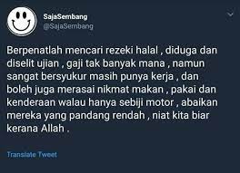 Jadi, jika ditanya apa yang dimaksud dengan bersyukur itu? Syukur Dengan Apa Yg Ada Kredit Siakap Keli Press Facebook