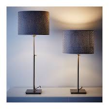 Alang Table Lamp Nickel Plated Gray Ikea Oak Park Apt Table Lamps For Bedroom Table Lamp Y Grey Table Lamps