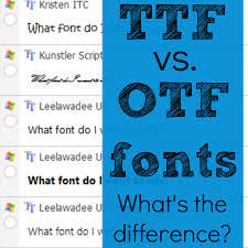 Maybe you would like to learn more about one of these? Fonts Otf Versus Ttf What Is The Difference Ttf Truetype Fonts Fonts