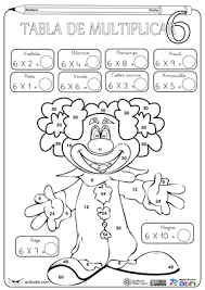 Tabla Del 6 Tabla De Multiplicar Para Imprimir Aprender Las Tablas De Multiplicar Tablas De Multiplicar