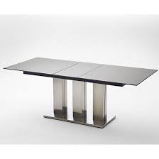 Massimo Black Extending Glass Dining Table 180 To 220 Cm Dining Table Glass Dining Table Dining