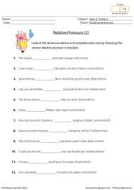 Primaryleap Co Uk Relative Pronouns 2 Worksheet Pronoun Worksheets Relative Pronouns Personal Pronouns Worksheets