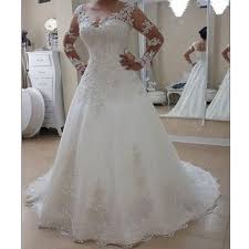 Over 50 different styles of bridal gowns to choose from sizes 16 to 34. Cheap Plus Size Long Sleeve Wedding Dresses Off 76 Buy