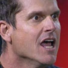Image result for ANGRY JIM HARBAUGH