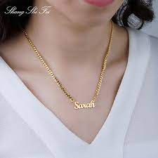 Personalized gold jewelry is our specialty—customer service is our priority at soul jewelry, we offer the finest personalized gold jewelry, as well as personalized silver jewelry. Custom Name Necklace With Bold Curb Chain Personalized Gold Name Necklace Custom Name Jewelry Solid Gold Name Necklace Customized Necklaces Aliexpress