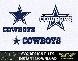 Dallas cowboys svg dxf logo silhouette studio cameo cricut design template stencil vinyl decal tshirt transfer iron on layered vector. Pin On Crafting Designs