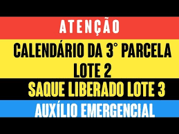 O distribuição das parcelas do auxílio emergencial começou em abril de 2020, conforme a segunda parcela em maio e agora a terceira. Auxilio Emergencial Lote 2 Caixa Libera Calendario 3Âª Parcela Quando Lote 3 Saque Liberado Youtube