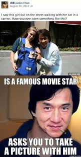 Lol This Only Makes Him More Awesome Jackie Chan Really Funny Funny Pictures