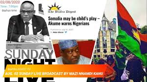Biafra news breaking news dele momodu dele momodu : Biafra Independence Is Very Near Says Ipob Leader Mazi Nnamdi Kanu Aug 02 2020 Youtube