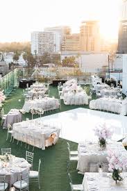 A Romantic Rooftop Wedding At The London West Hollywood At Beverly Hills In California Rooftop Wedding Ceremony Rooftop Wedding Rooftop Wedding Reception