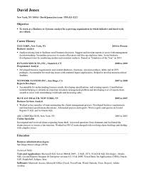 business analyst free resume samples