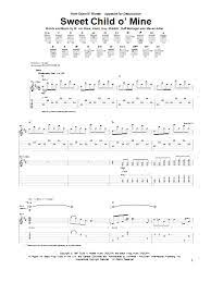 We have an official sweet child o mine tab made by ug professional guitarists.check out the tab ». Sweet Child O Mine Sheet Music Guns N Roses Guitar Tab