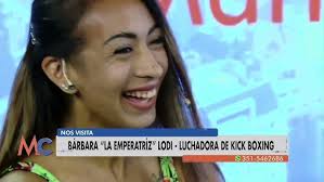 Nos visita Barbara "la emperatriz" Lodi, luchadora de kick boxing en La  Mañana del C.