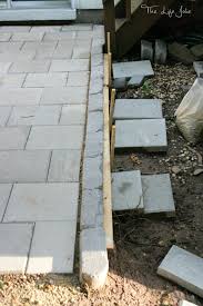 4 compacted base, 1 fill sand, then pavers. Diy Paver Patio