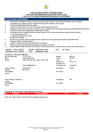 Anda perlu memohon surat pengesahan daripada pihak majikan sebagai bukti atau butiran yang mengesahkan jawatan anda di sesebuah. Pdf Kerajaan Negeri Terengganu Borang Permohonan Bantuan Perayaan Fasa I 2018 Orang Miskin Berpendapatan Rendah Syarat Syarat Permohonan P1 Kg Batin Academia Edu