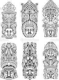Aztec Totem Aztec Tattoo Totem Tattoo Mayan Art