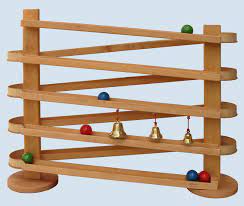 High quality wooden marble track runs by varis toys. Schoellner Wooden Chute Marble Run Maman Et Bebe