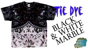 Black And White Tie Dye Shirt How To Tie Dye Black White Marble Ice Dye How To Tie Dye Tie Dye Patterns Diy Diy Tie Dye Shirts
