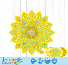 Windows, mac, linux licence included with all files. Free Layered Sunflower Mandala Svg Novocom Top