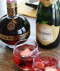 Springtime Cheers To The Host Champagne Drinks Cocktail Recipes Chambord Drinks
