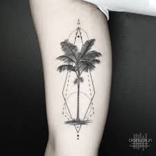 Tattoofilter Palm Tattoos Geometric Tattoo Palm Tree Tattoo