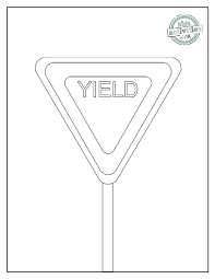 free traffic stop sign coloring pages road signs kids activities blog