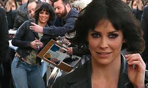 Evangeline Lilly visits Jimmy Kimmel Live... and leaves the Squickerwonkers  costume behind