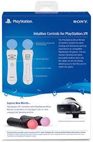 Playstation Move Motion Controllers Two Pack Move Playstation Motion Pack Playstation Move Playstation Vr Sony Playstation Vr