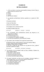 Examen Ieees Historia De Mexico En 2020 Historia De Mexico Historia Examen