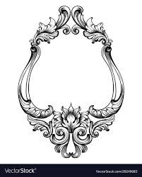 Pin By Nathalie Martine On Flowers Baroque Frames Framed Tattoo Baroque