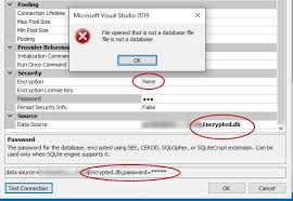 Click ok on the confirmation prompt. Why Can T I Connect To Encrypted Sqlite Database File Devart Forums