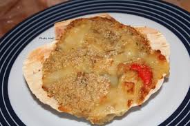 Coquilles De St Jacques Gratinees Sauce Au Vin Blanc Recette Coquille St Jacques Sauce Au Vin St Jacques